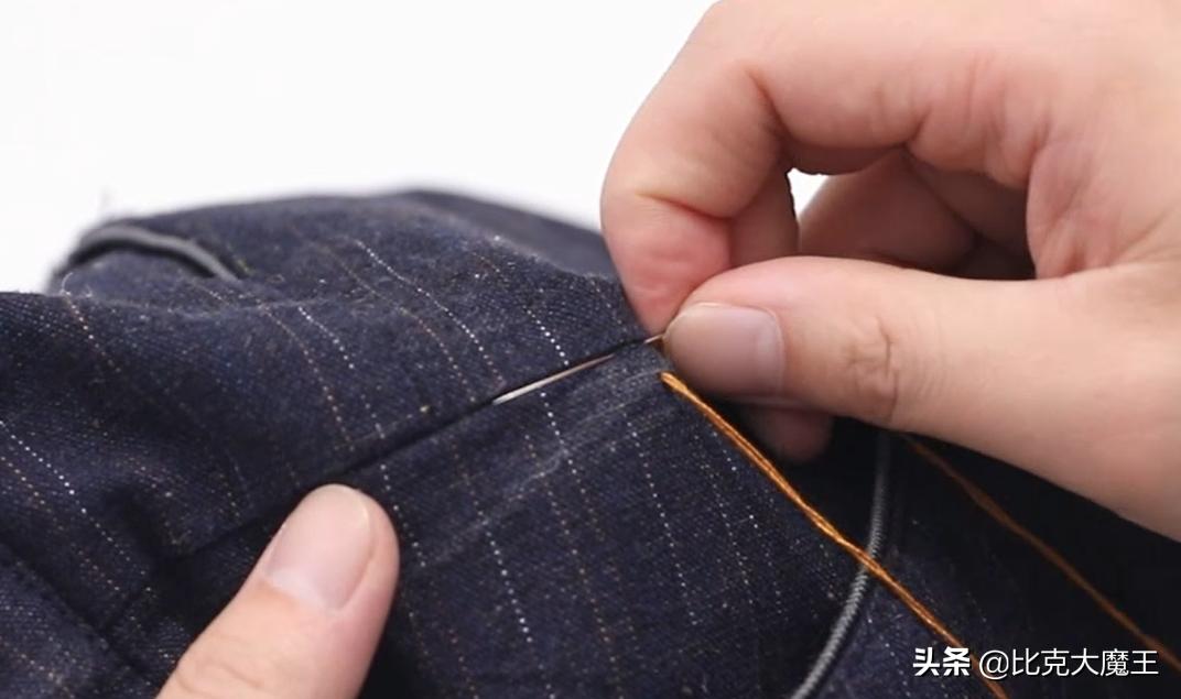 裤子裤腰大了不要扔！不用剪不用拆，教你轻松收裤腰，方法太棒了