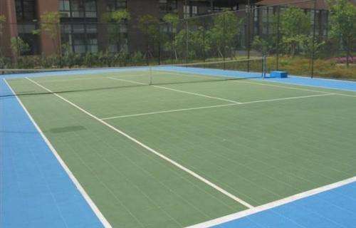 运动木地板铺设网球场,篮球场地面悬浮式拼装地板