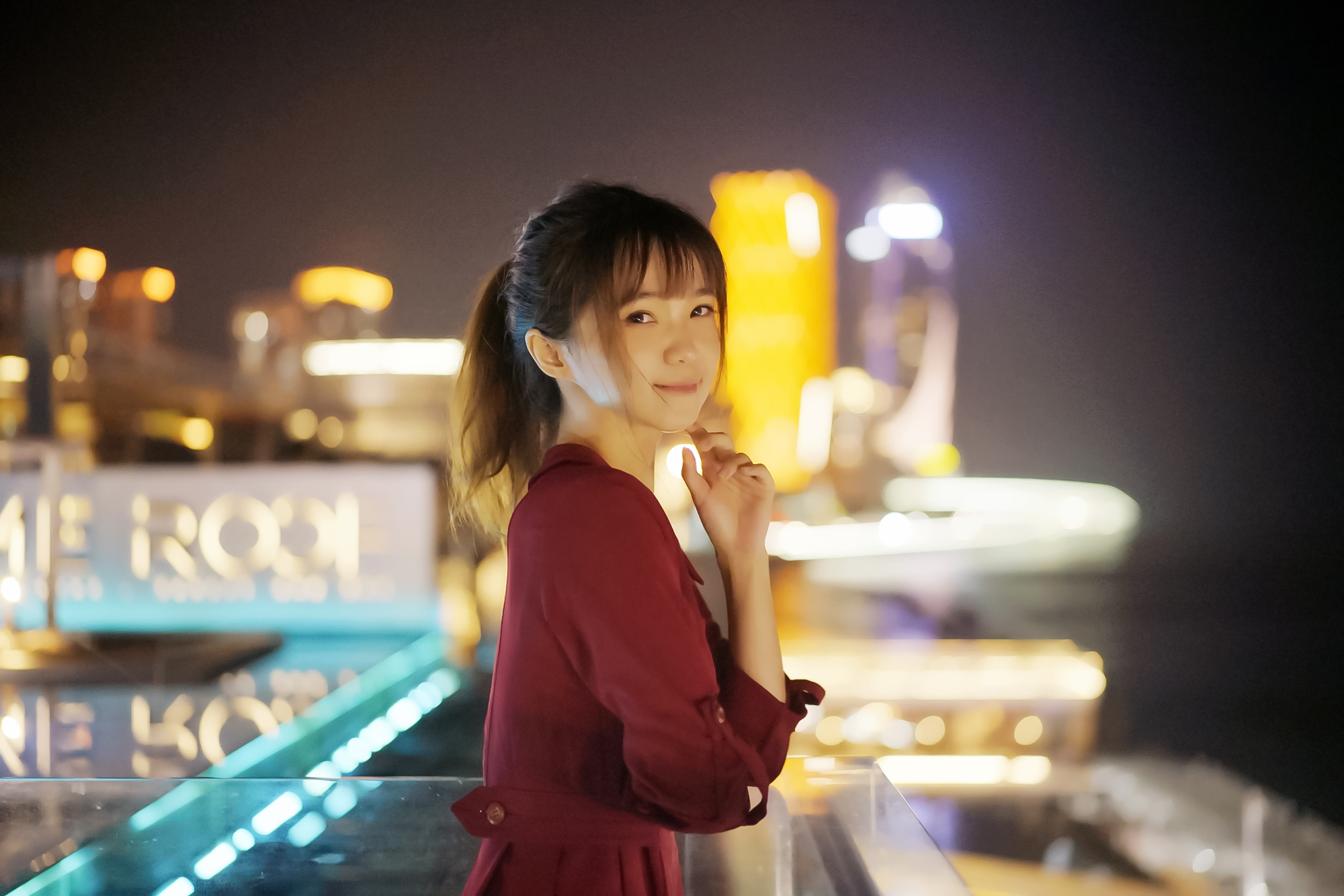 轮渡夜景视频,轮渡海上美景