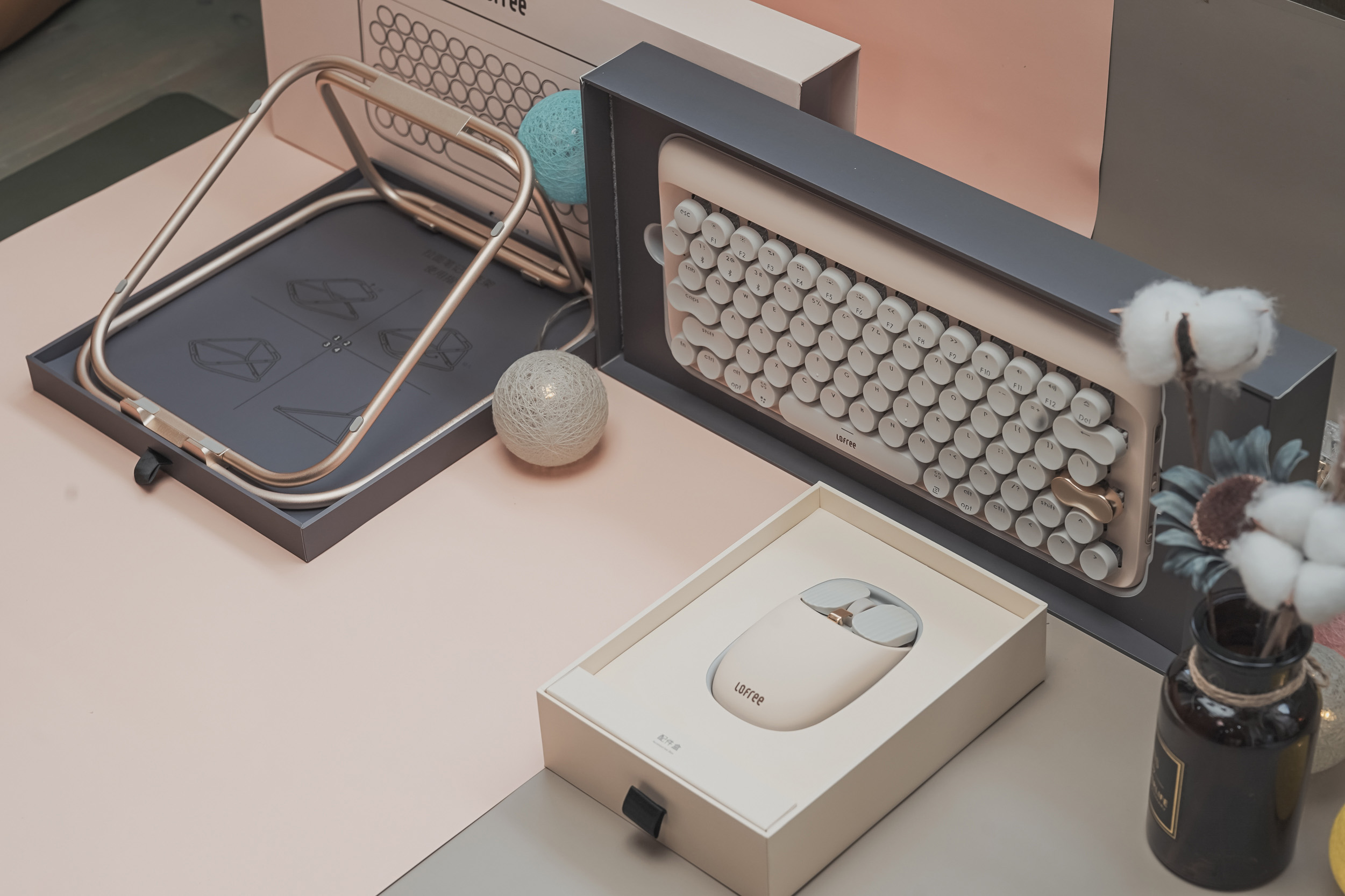 lofree洛斐桌面键鼠套装体验,洛斐键鼠套装值得买吗