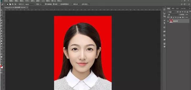 ps2021证件照换底色最简单方法,ps如何给证件照换底色ps教程