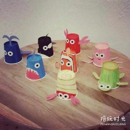 不起眼的纸杯竟然可以玩出这么多花样？！快和宝宝玩起来吧！