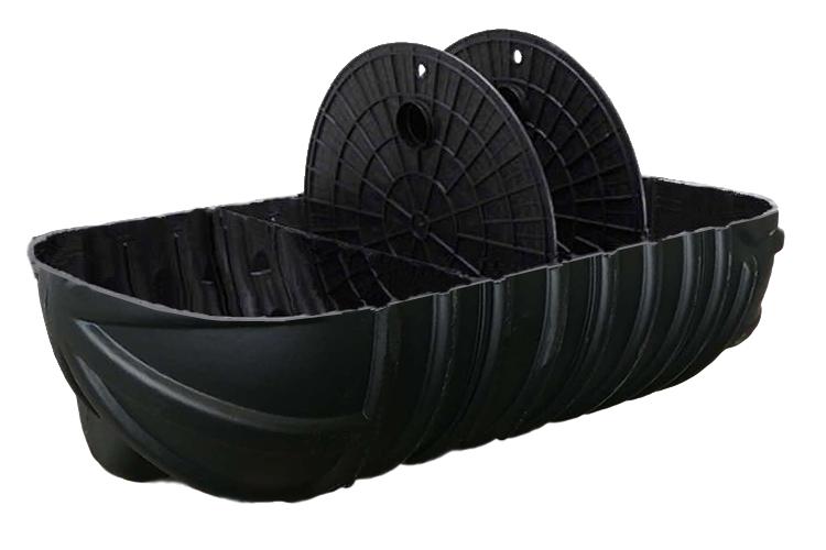 一体塑料化粪池安装全过程,一体式玻璃钢化粪池图片