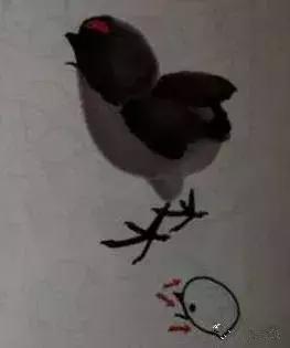 写意花鸟配景石的画法,干货写意花鸟类的画法