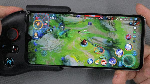 王者荣耀怎么用手柄操作教程,怎样用mocute手柄玩王者荣耀