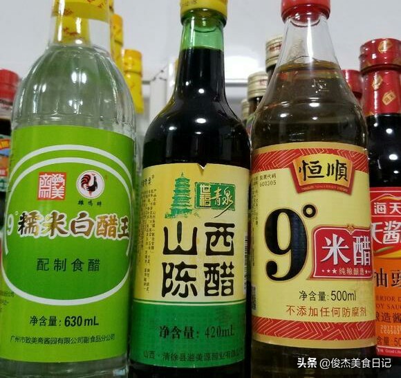 日常调料系列之教你认识各种醋,做菜时各种醋的正确使用方法