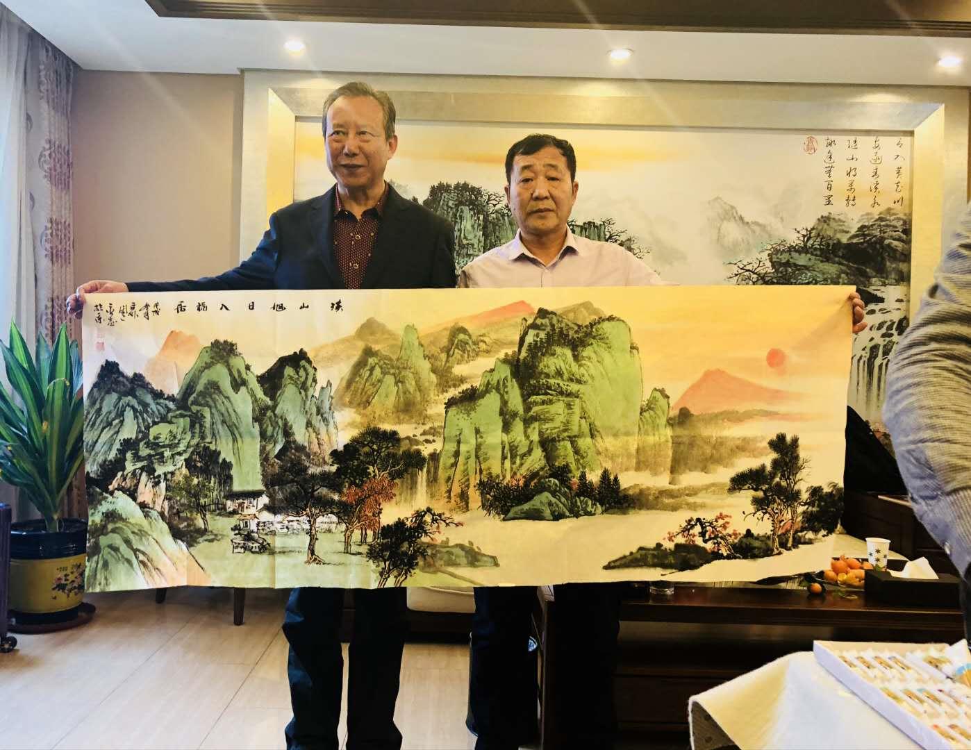 第0224篇，雄安新区诗情画意雾凇村，憧憬未来丹青水墨龙乡人