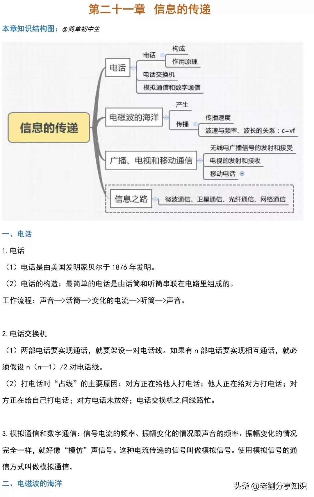 初三物理全一册知识点,初三全册物理必考知识点