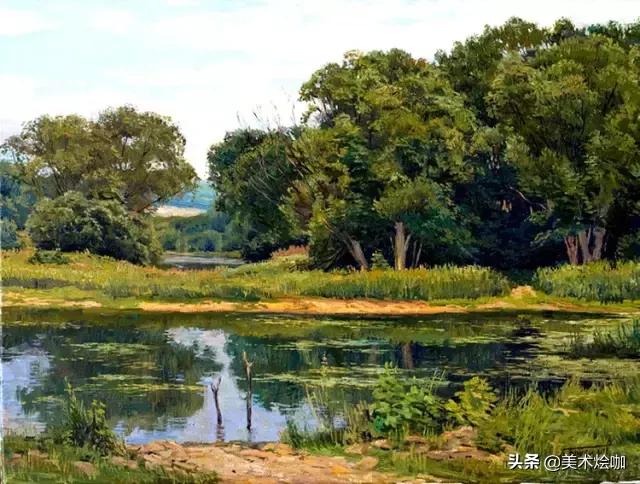 俄罗斯现代油画风景油画作品欣赏,可以让人美哭的风景