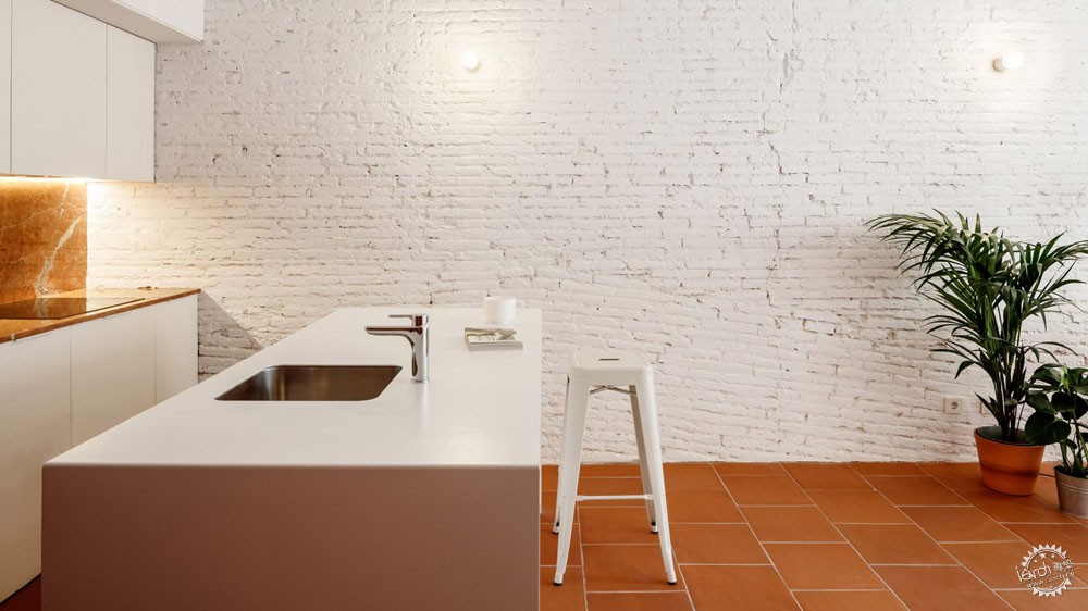 简单白墙也能搭出出色的质感,陶土白墙装修图