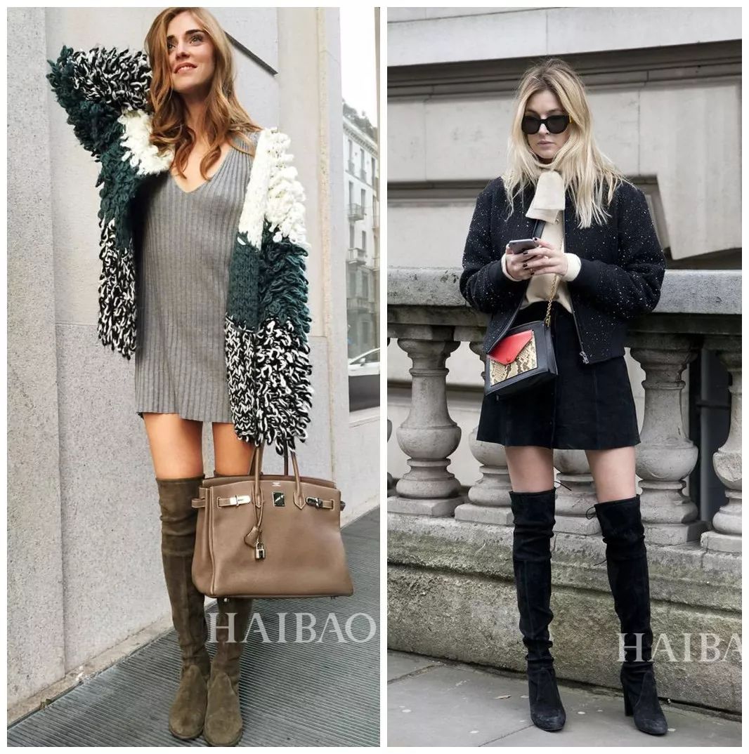 适合腿粗穿的绑带长靴推荐,小个子显腿细的长靴推荐