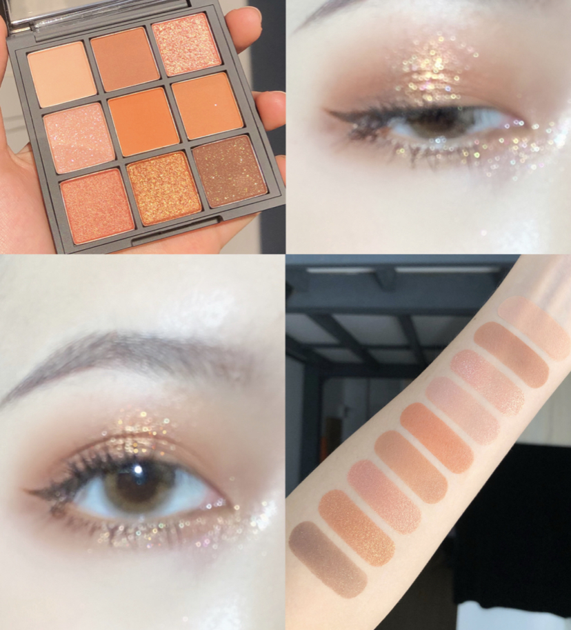 3ce眼影dearnude和smoother对比,3ce最好用最日常的眼影盘