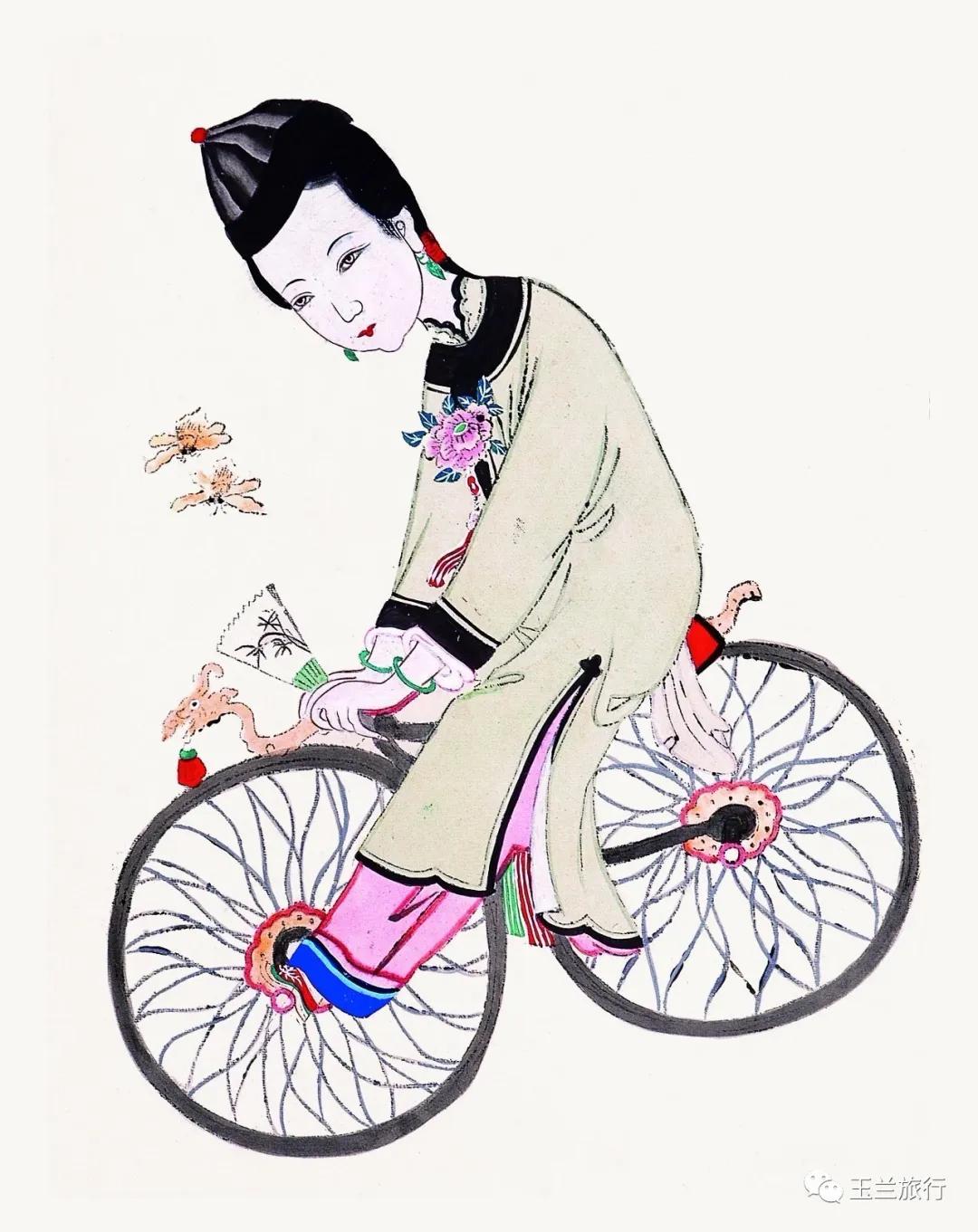 比网红好看多了，年画中的清代江南美女，真·人间富贵花！