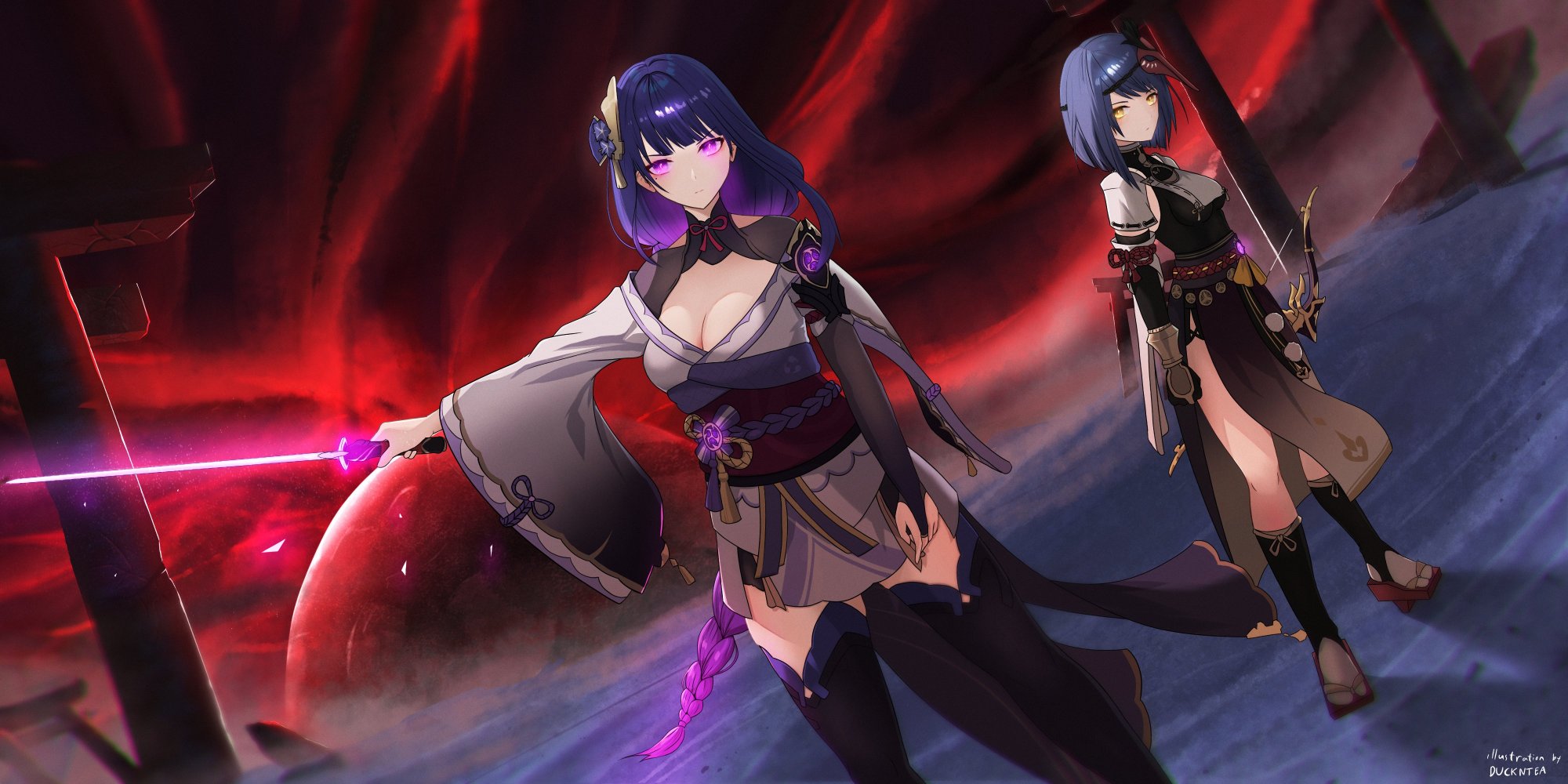 原神雷神如今的强度,原神真正的雷神大招