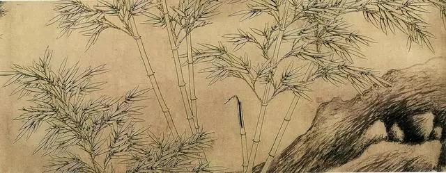 除了吃竹笋，竹筒饭，中国绘画大师们笔下的墨竹也十分有味道