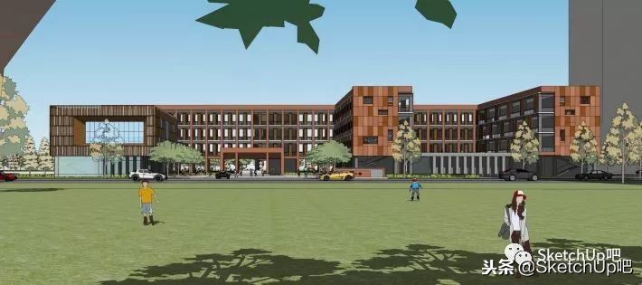 su建模还原照片,su建模自动赋予新材质