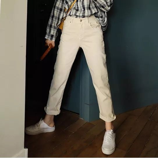 我试了九条白色牛仔裤，这四条太太太好穿了！