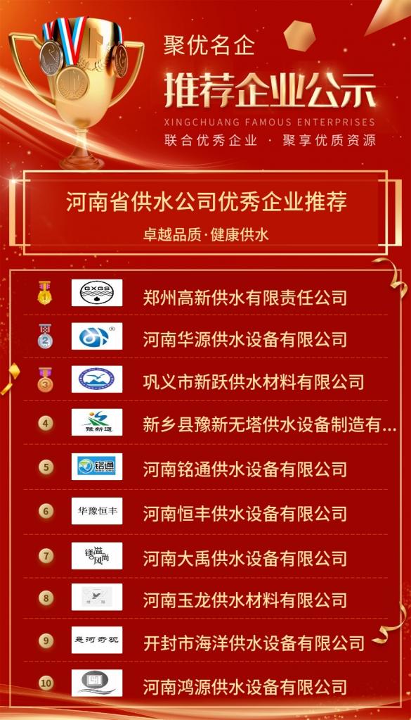 河南省银丰无塔供水设备有限公司,河南省西水东引供水有限公司