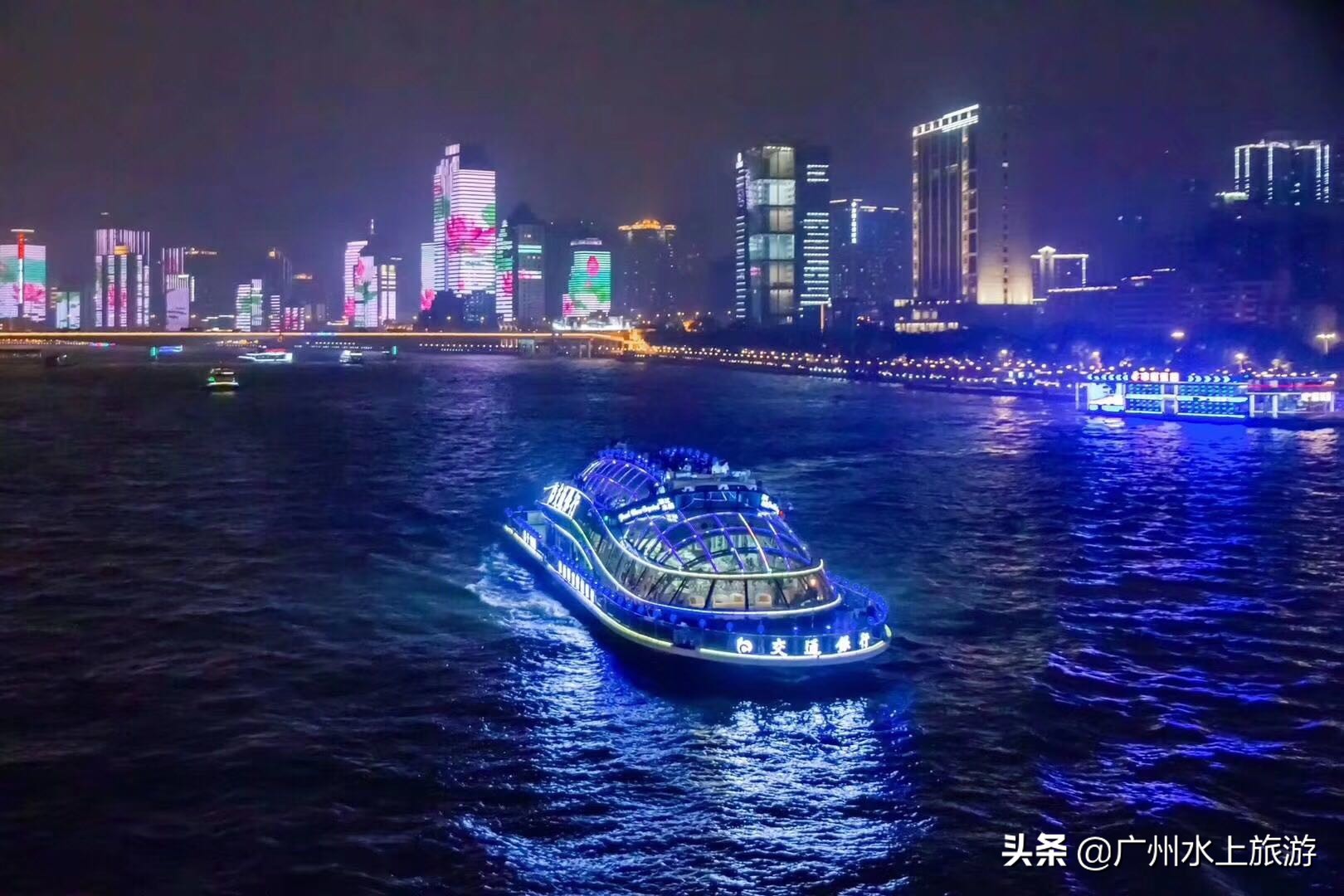 广州珠江游船水晶号日景,广州珠江红船号游船旅游攻略
