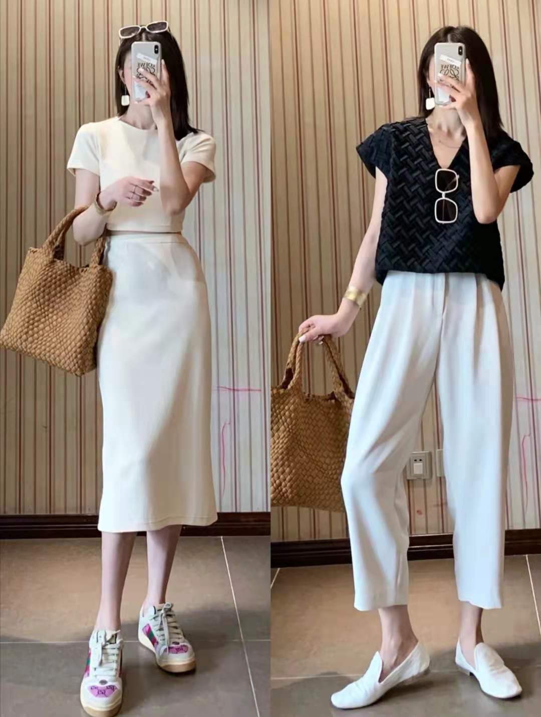 短发适合穿什么衣服夏季,高级感贵气夏季衣服穿搭