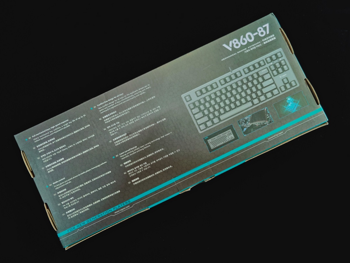 雷柏v860-104机械键盘体验,200元的cherry