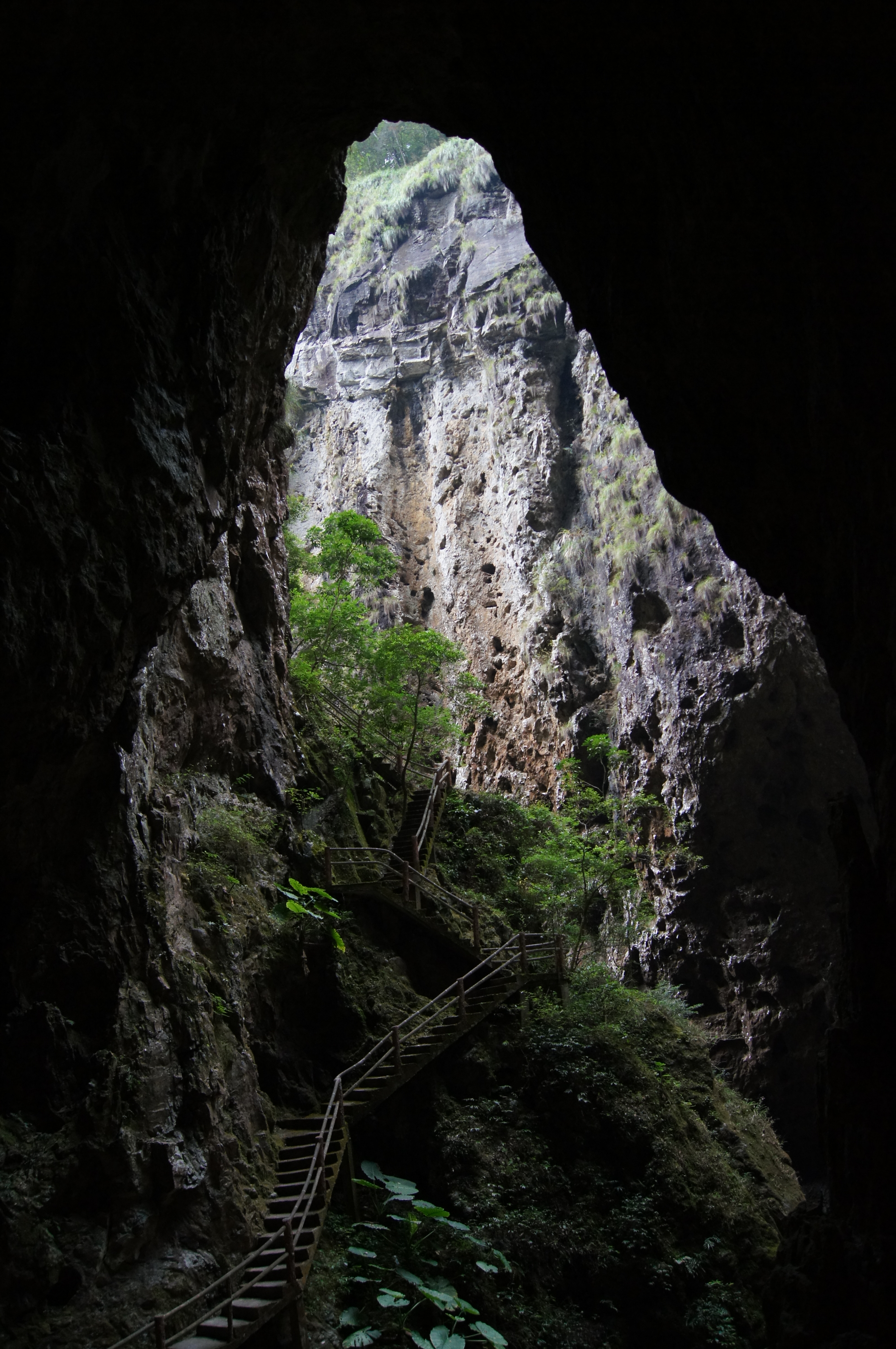 永泰百漈沟瀑布航拍,永泰百漈沟瀑布群