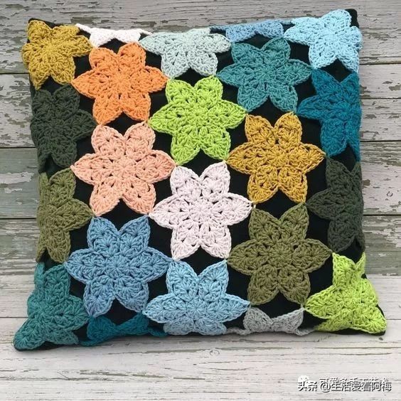 独一无二的抱枕套钩织教程,枕头套毛线钩织教程视频