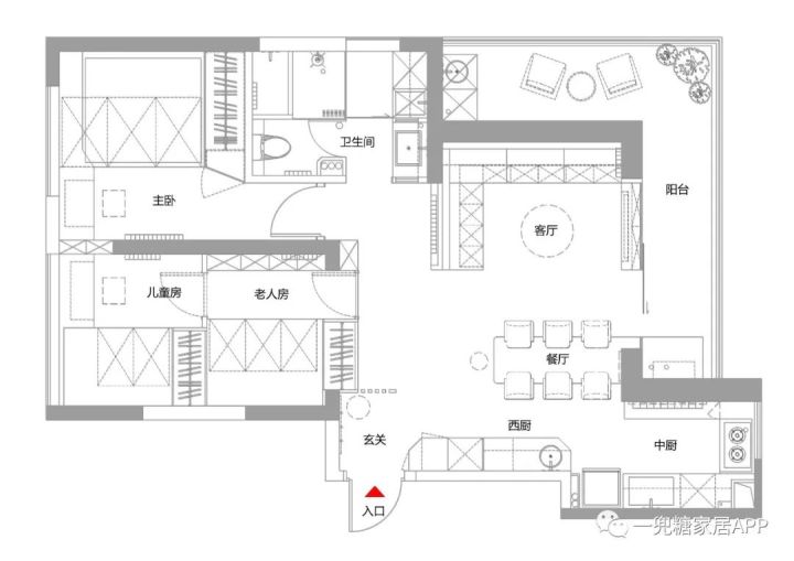 89㎡两房改三房，浴室分离，还做多了一个厨房，什么高难度改造？