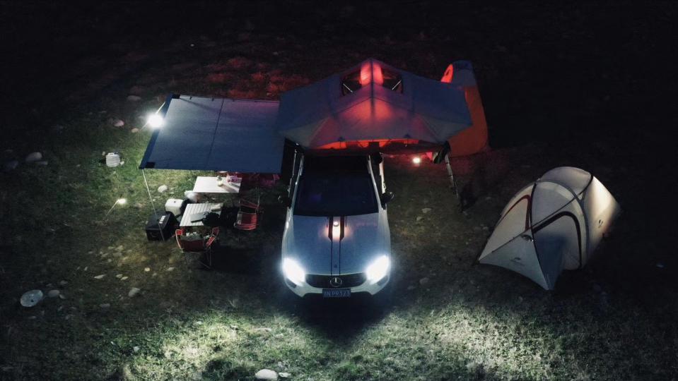 glb旅行改装,奔驰glb露营