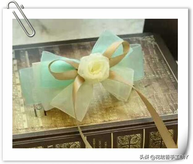 布艺发饰三层蝴蝶结发夹鸭嘴夹,手工制作蝴蝶结发饰教程