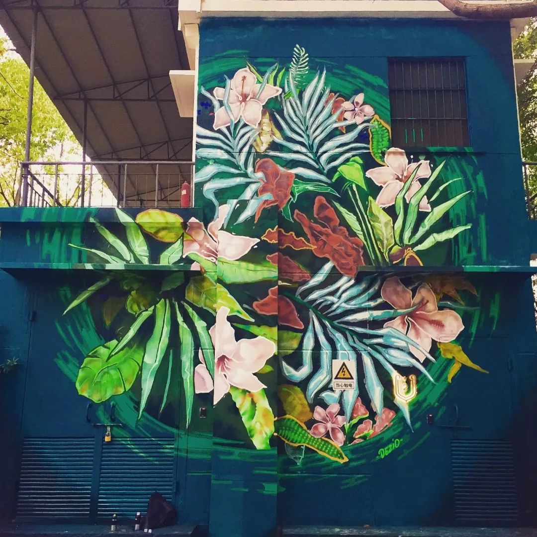 万达网红涂鸦墙,高颜值涂鸦墙