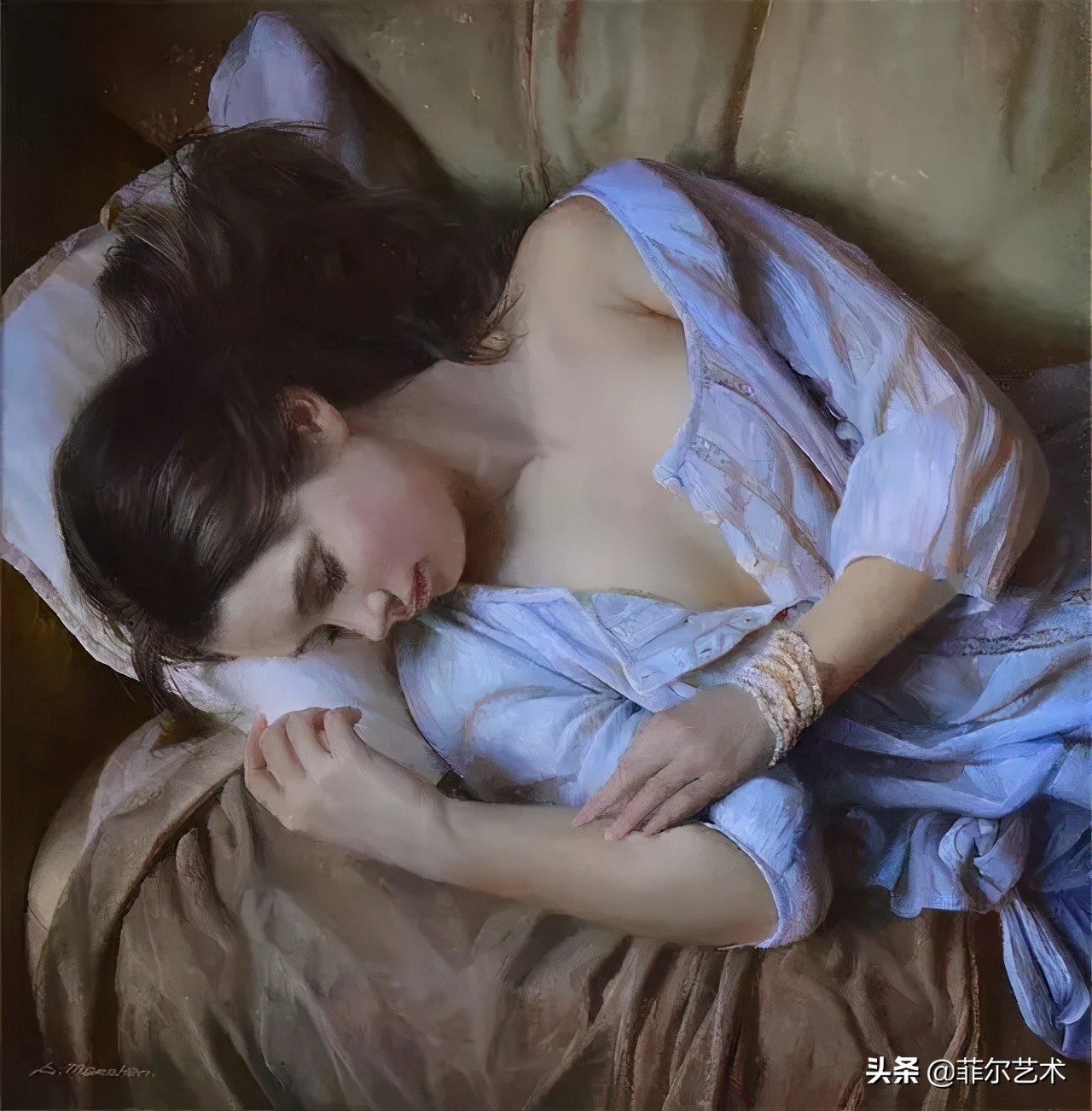 一组超性感的俄罗斯人体油画作品,每一幅都让*欲人**罢不能