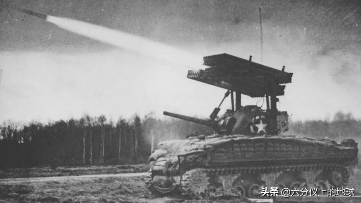 火箭弹二战武器,二战美军300毫米机载火箭弹