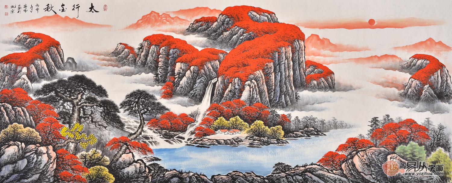 办公室背景墙画多大合适,办公室适合挂什么墙画