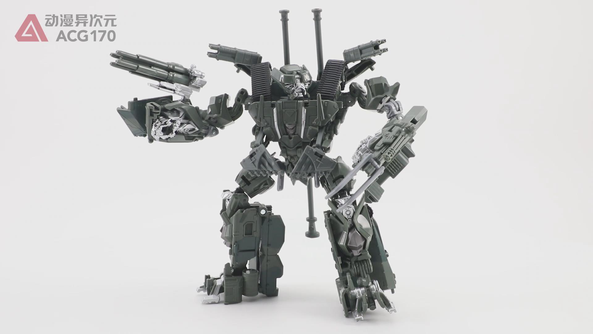 电影变形金刚1擎天柱玩具测评,变形金刚中能变坦克的霸天虎