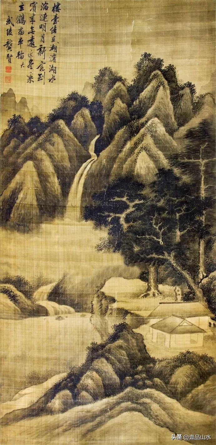 最真实的国画山水画,当代国画山水中的点景人物