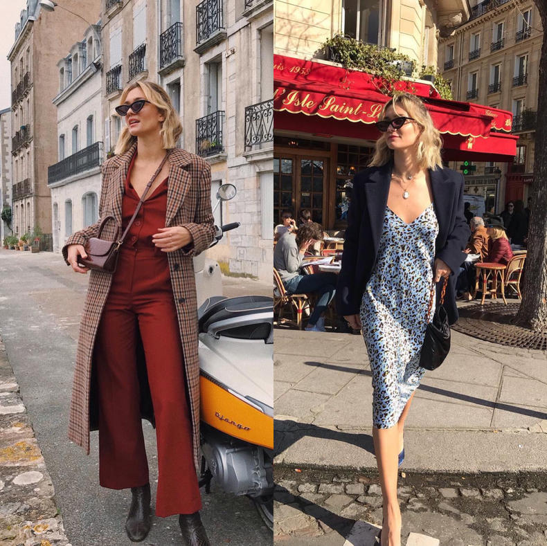 法国女人秋冬高级穿搭,这个夏天穿搭女孩