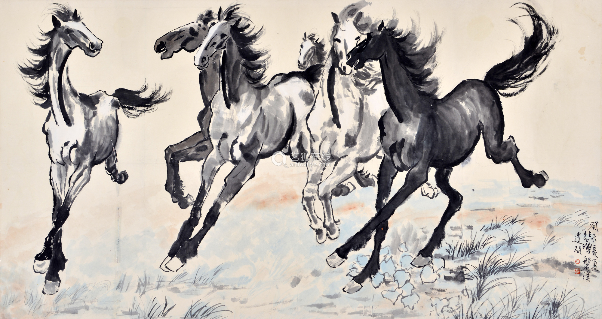 近现代中国画坛十大宗师——徐悲鸿传略