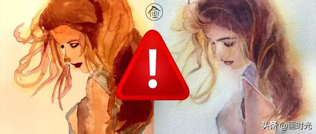 水彩画错了干了怎样涂掉,水彩画错了白墨水补救