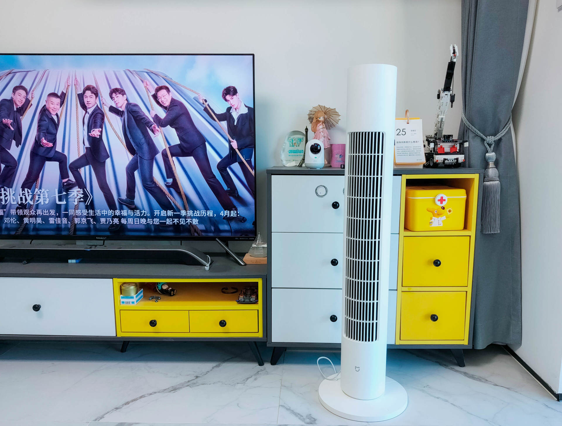 家用塔扇超静音风力大,米家落地变频塔扇