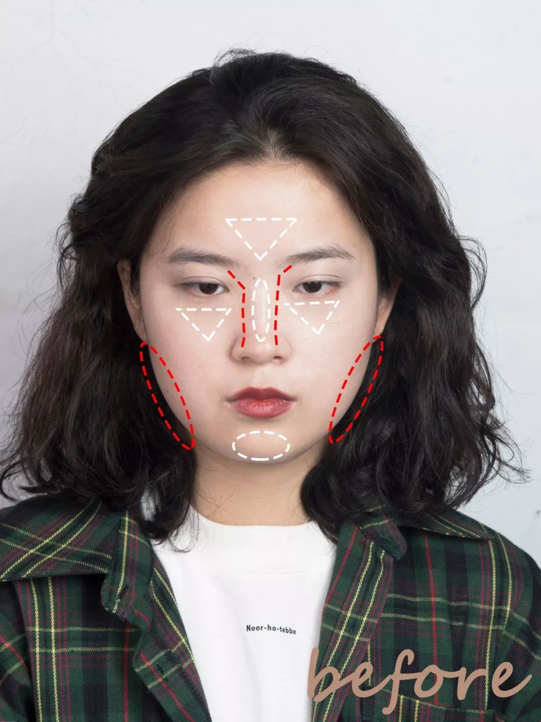 新手修容瘦脸最简单的方法,手把手教你面部修容