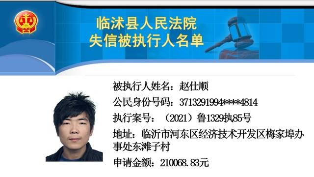 临沂市河东区法院执行局悬赏公告,河东法院发布执行悬赏公告