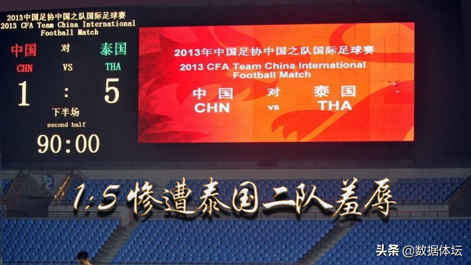 中国足球历史败绩,中国足球最令人难堪的重大事件