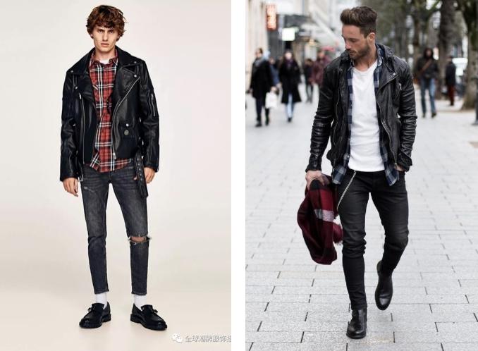 皮衣穿搭男生霸气,皮衣穿什么内搭比较好看