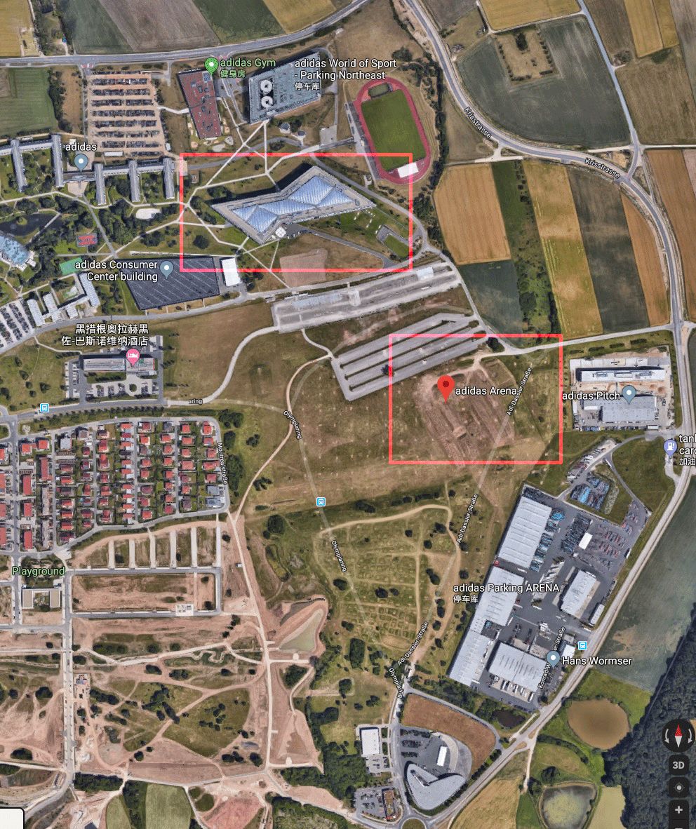 adidas总部航拍,adidas官方总部