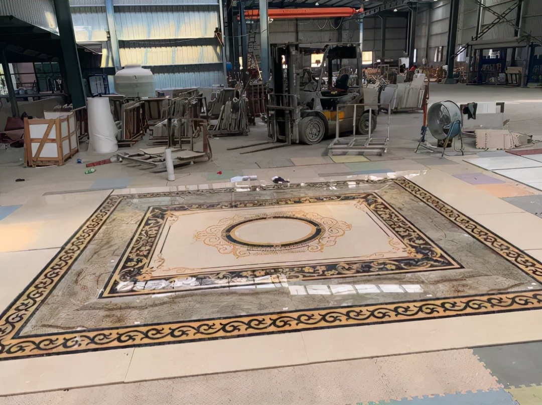 大理石水刀拼花现代,大理石水刀拼花现代风格效果