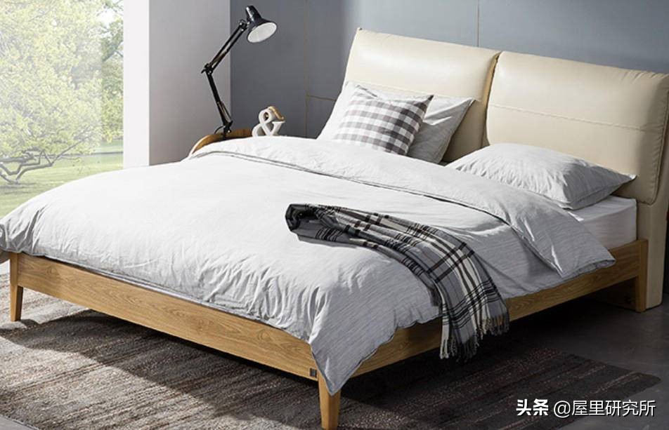 普宁软包床家具,高颜值真皮床