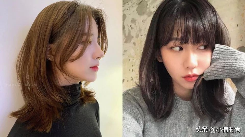 韩国空气烫长发发型,清爽韩国发型