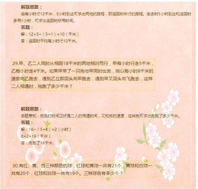 小学数学四年级上册1-6单元奥数题,小学奥数题100道经典解题思维训练