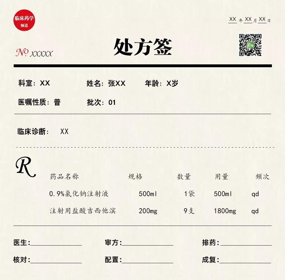 怎么看化疗药处方单,化疗药物用量怎么确定